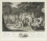 KG 13976
          <br/>
          Aankomst van J.J. Rousseau in de Elyzeese velden
          <br/>
          <em>Macret, Charles François (1751-1789)</em>